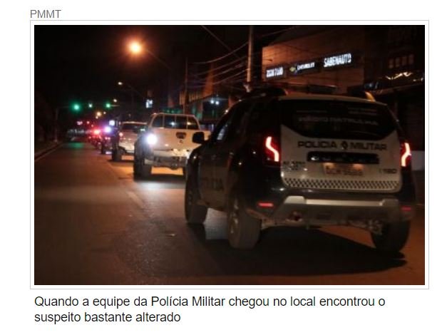 Embriagado, homem agride e ateia fogo em roupas de enteado em MT