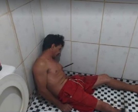 Estuprador tenta se matar com facada ao saber que seria preso