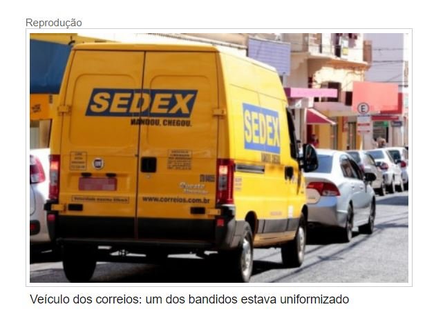 Uniformizado, assaltante finge ser entregador dos correios em MT