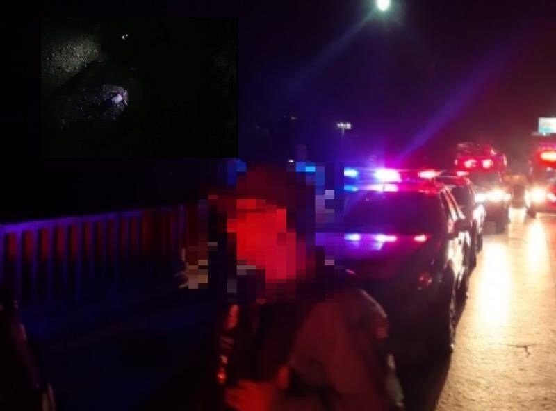 Homem pula de ponte e morre na hora; vídeo fortíssimo