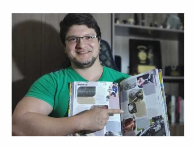 Designer de MT entra para o Guinness Book por implantar casco feito em 3D em jabuti. (fotos)