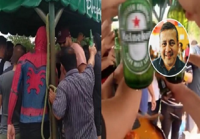 Antes de cirurgia, motorista ‘organiza’ próprio velório com música e cerveja; ASSISTA O VÍDEO
