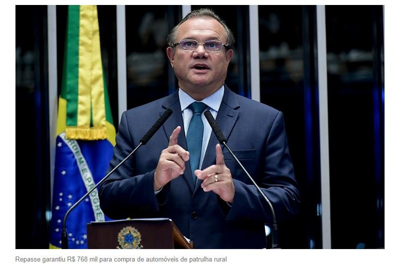 Ministério da Defesa libera emenda de senador para a Polícia Militar de MT