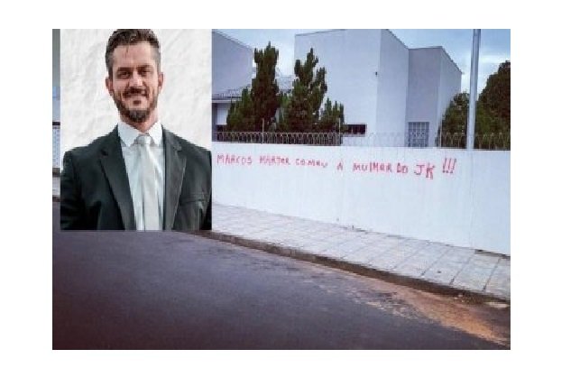 Ex-BBB tem muro pichado com frase dizendo que saiu com casada em MT