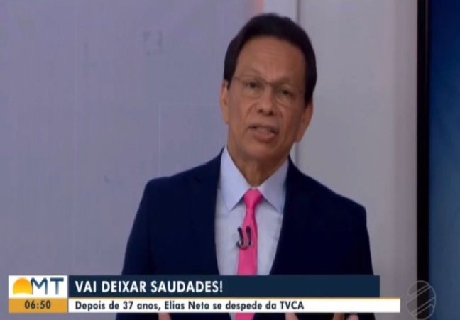 Elias Neto se despede da TV CENTRO AMÉRICA depois de 37 anos