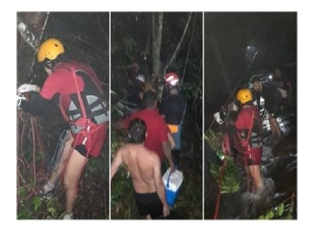 Bombeiros resgatam banhistas ilhados por cabeça d'água em MT