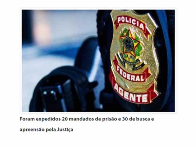 PF cumpre mandados em MT em operação contra tráfico de drogas