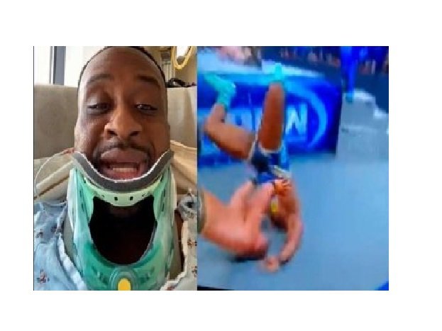 Estrela da WWE quebra o pescoço durante luta