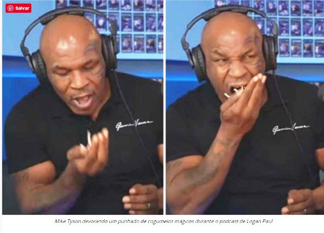 Mike Tyson diz que cogumelos mágicos salvaram sua vida