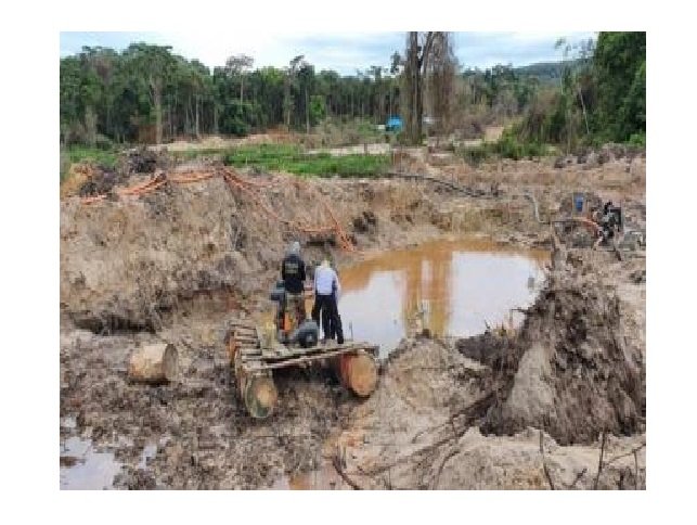 Operação no Pará interdita garimpo ilegal de manganês e apreende 2.4t de minério