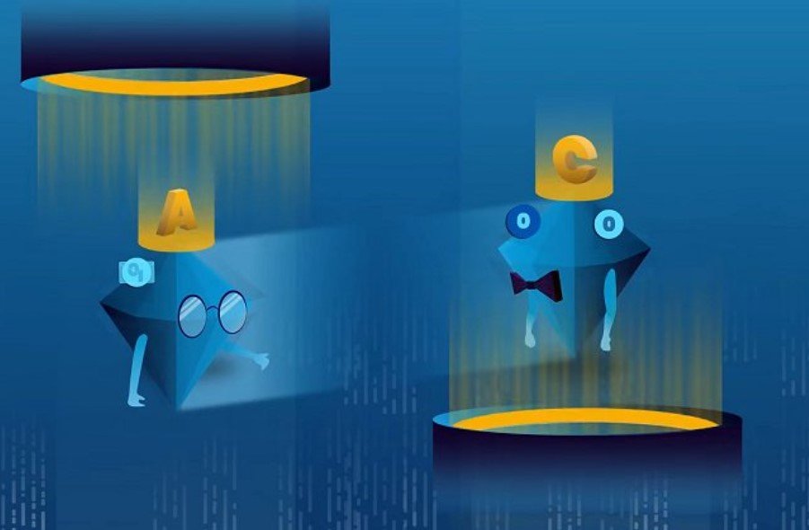 Teletransporte funciona pela primeira vez entre qubits distantes, formando uma rede
