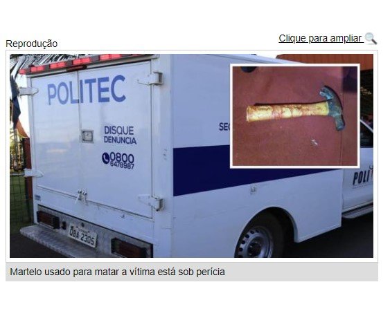 Homem confessa que matou ex-patroa a marteladas em assentamento