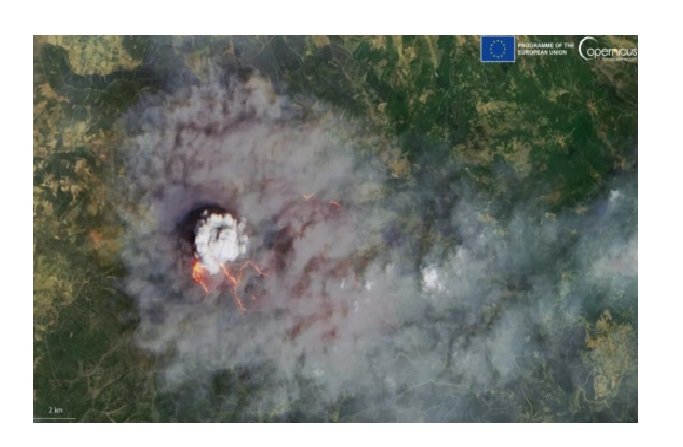 Satélite mostra ondas de calor extremo atingindo Europa