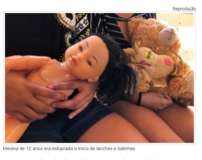Padrasto estuprava menina de 12 anos em troca de lanches e balas em MT