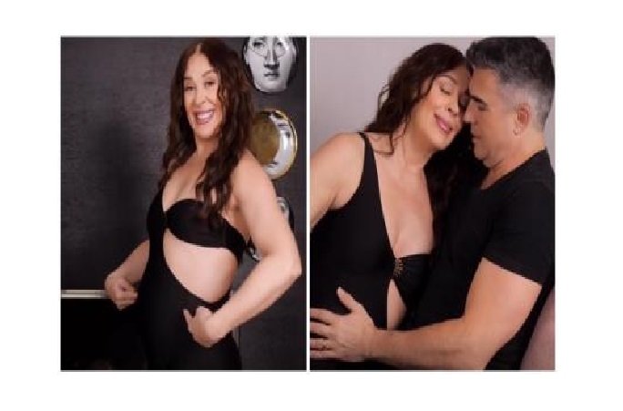 Aos 55 anos, Claudia Raia anuncia que está grávida