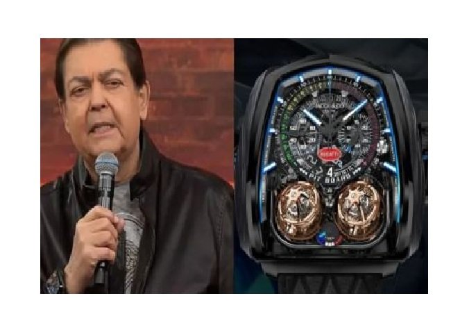 Faustão aparece com relógio de R$ 3 milhões da sua coleção