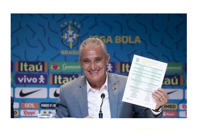 Com 16 estreantes em Copas, Tite convoca Brasil para o Mundial