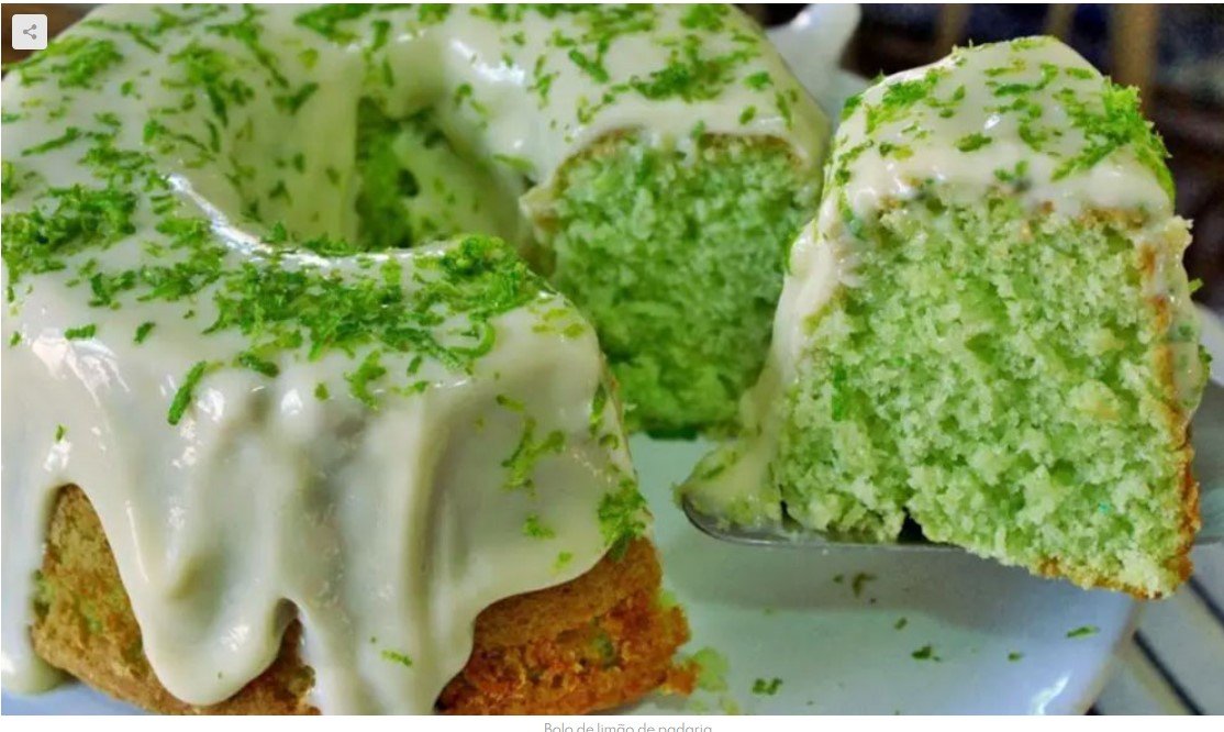 Bolo de limão de padaria, fica super fofinho, vem ver