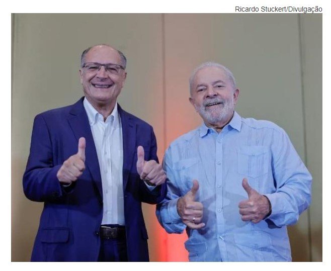 Senador apresenta projeto para que viagens de Lula e Alckimin sejam pagas com dinheiro público