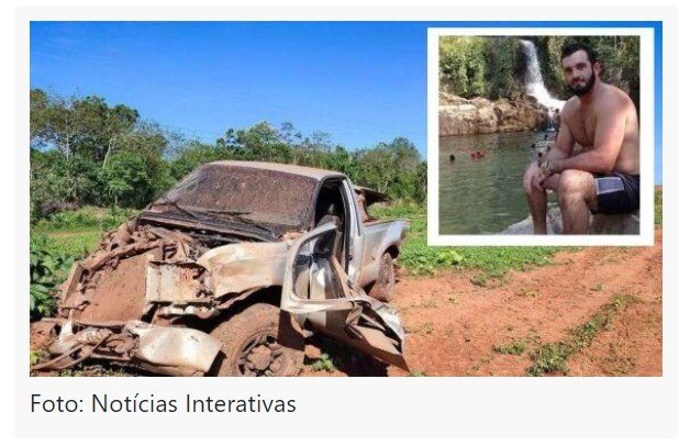 Homem morre ao atropelar anta e capotar caminhonete na BR-158