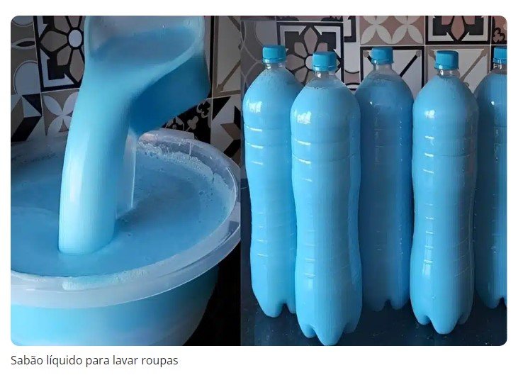 Sabão líquido para lavar roupas que rende muito usando apenas 3 ingredientes limpa e amacia