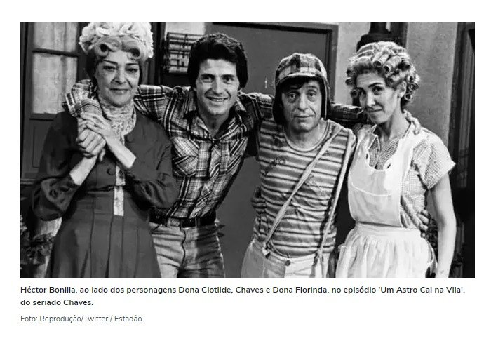 Héctor Bonilla, ator mexicano que fez papel de galã em 'Chaves', morre aos 83 anos