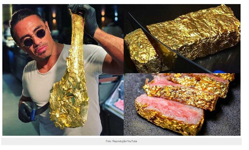 Quem é Salt Bae, que serviu carne folheada a ouro para a Seleção no Qatar, e quanto custa um bifão desses