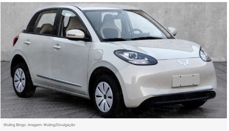 Empresa anuncia carro elétrico por apenas R$ 22 mil com autonomia de até 300 km