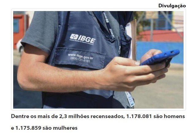 Mato Grosso é o Estado mais atrasado na coleta do Censo 2022