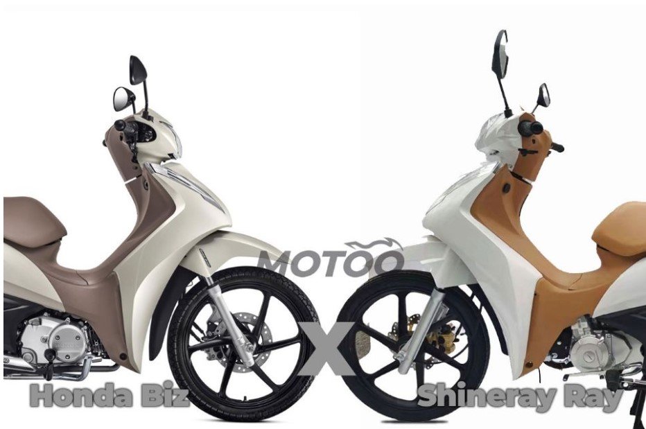 Honda acusa Shineray na Justiça de copiar a Biz 125 com a Ray 50