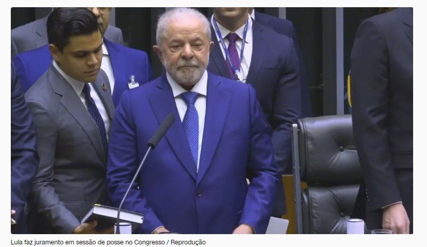 Lula e Alckmin fazem juramento em sessão de posse no Congresso