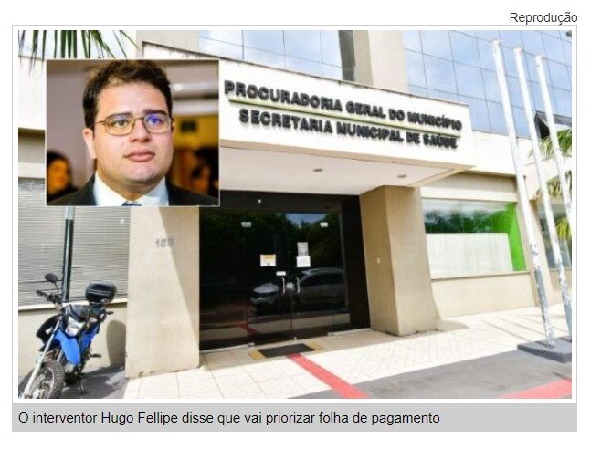 Interventor aponta rombo de R$ 350 milhões na Secretaria de Saúde de Cuiabá