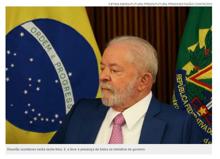 Lula diz que ministro que fizer ‘coisa errada’ será demitido, mas não menciona caso Daniela Carneiro
