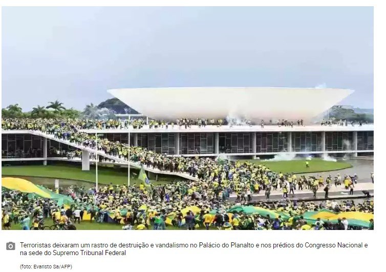 Governo federal aciona STF por novas ameaças terroristas, diz colunista