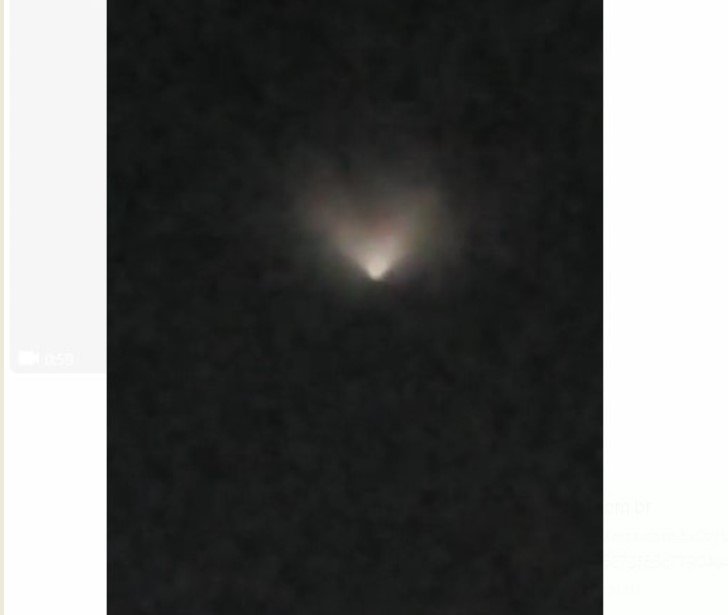 Foguete lançado na China deixa rastro luminoso no céu e chama a atenção de roraimenses
