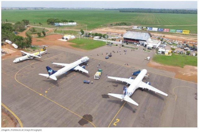 Prefeito de Sinop (MT) reclama da estrutura precária do aeroporto local