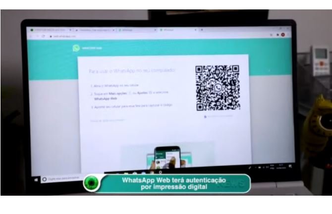 WhatsApp Web terá autenticação por impressão digital