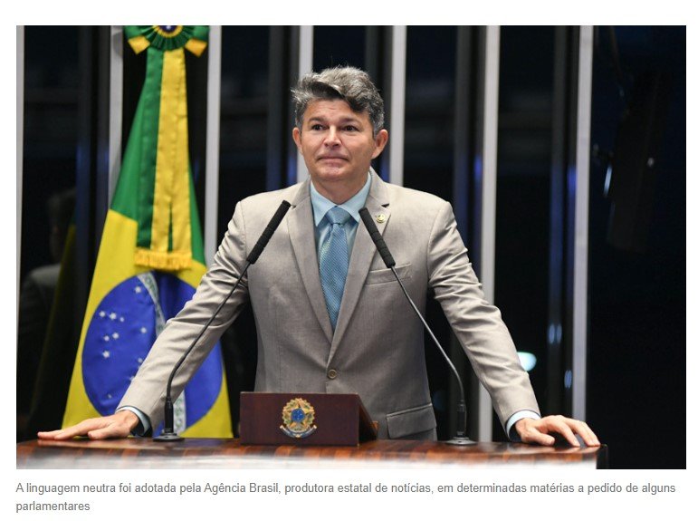 Deputado federal de Mato Grosso aciona PGR para impedir que governo petista use linguagem neutra