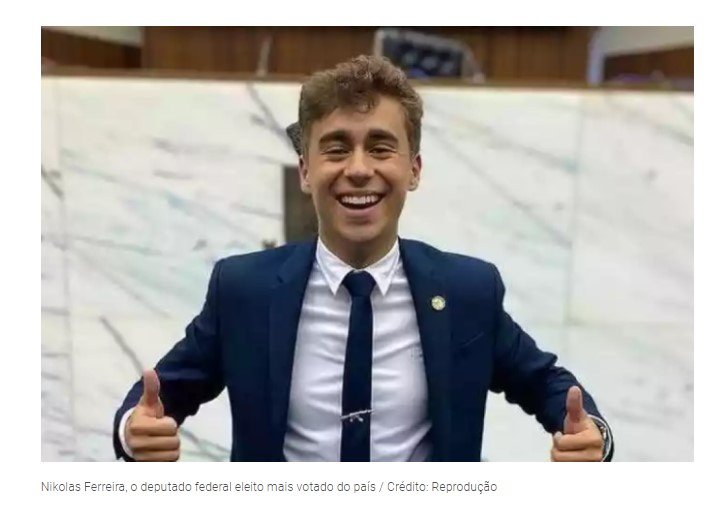 Moraes multa Telegram por não bloquear perfil do deputado Nikolas Ferreira