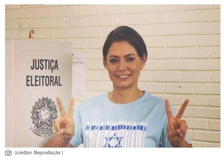Michelle Bolsonaro nega "interesse" em concorrer a eleição de 2026