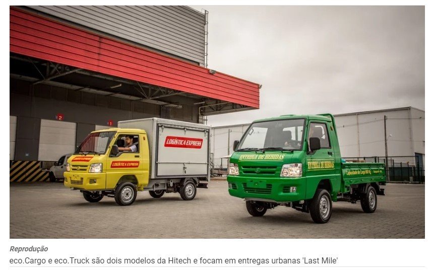 Empresa brasileira irá fabricar veículos elétricos no Paraná