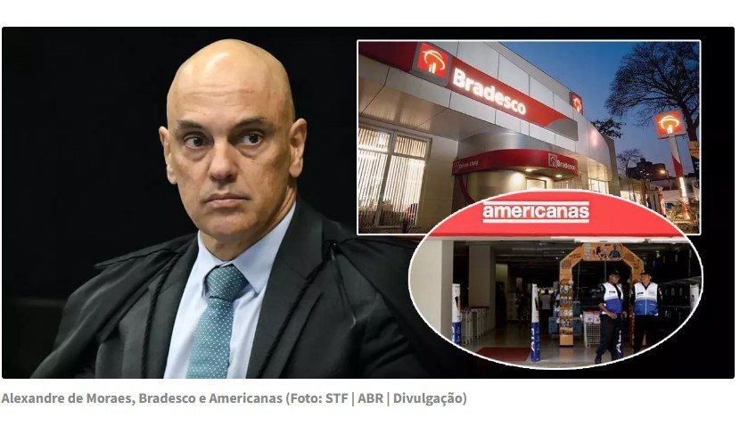 Alexandre de Moraes atende Americanas e impede investigação sobre a fraude na empresa