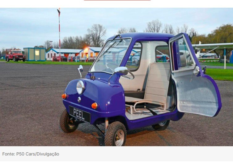 Empresa lança kit para qualquer um montar o menor carro elétrico do mundo em sua própria casa, com motor de 4 kW que pode andar a até 45 km/h