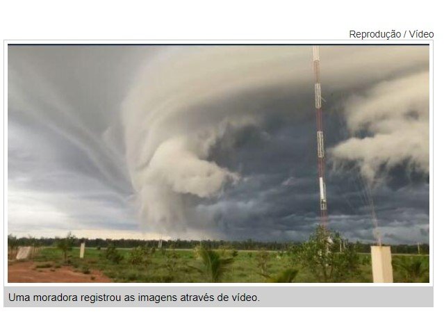 Nuvem "diferentona" chama atenção em MT
