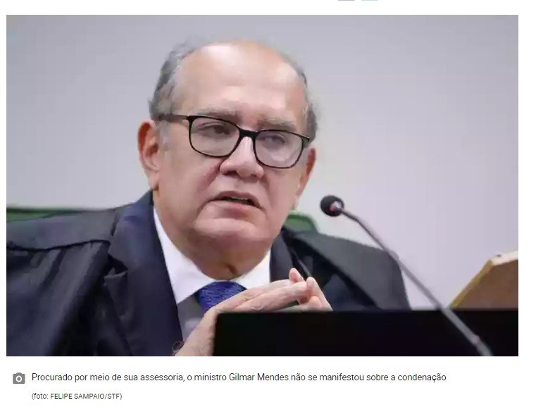 Gilmar Mendes terá que pagar R$ 50 mil a advogado por danos morais