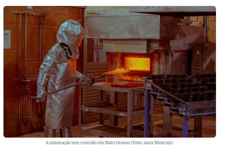 Mineração em MT contribui para importantes cadeias econômicas do país