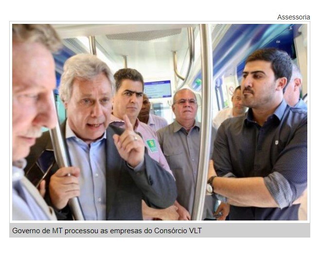 Consórcio VLT de Cuiaba pode ser obrigado a devolver R$ 830 milhões
