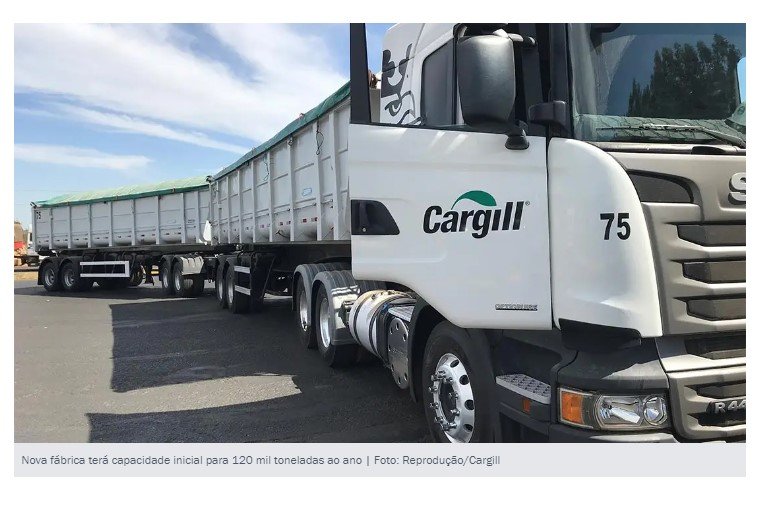 Gigante do agronegócio, Cargill anuncia nova fábrica e investimento milionário em MT