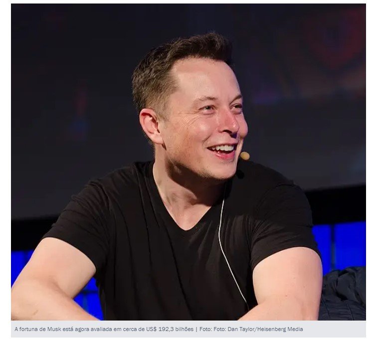 Elon Musk volta a ser o homem mais rico do mundo