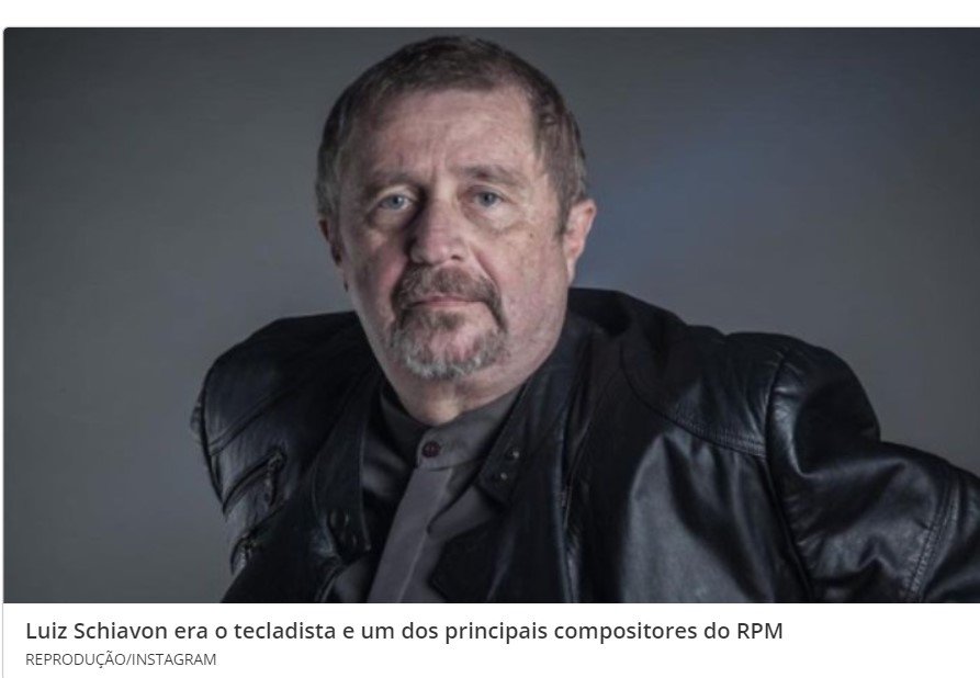 Morre Luiz Schiavon, tecladista e membro fundador do RPM